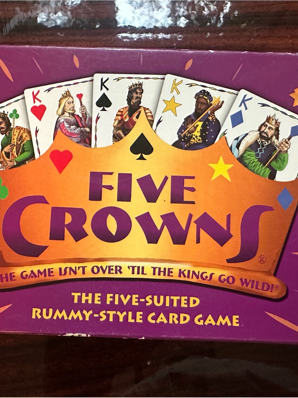Five Crowns The Game Isn't Over 'Til the Kings Go Wild! Rummy-Style Card Game